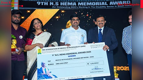 Grassroots changemakers PHIN and Atchayam Trust recognised at the 9th N.S. Hema Memorial Awards