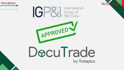 DocuTrade by Yodaplus Receives Traditional Approval from the International Group of P&I Clubs (IGPI)