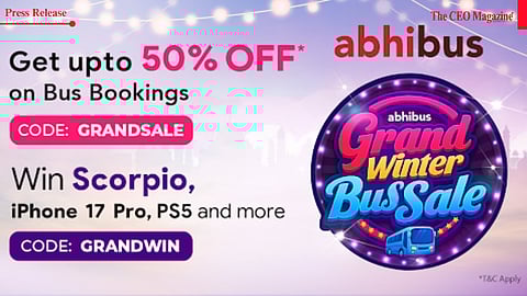 Abhibus Grand Winter Bus Sale is LIVE: Get Up to 50% off and a Chance to Win a Car, iPhones, Gold Coins & more!