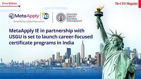 MetaApply IE and United States Global University announce an exclusive partnership to deliver career-ready short-term certificate programs in India.
