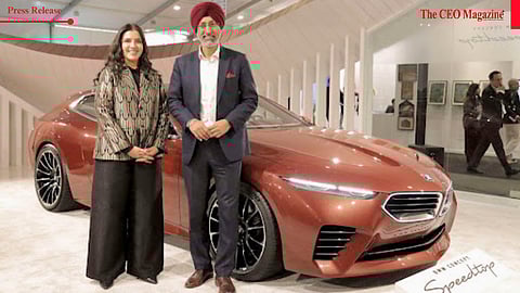 (L-R) Jaya Asokan, Fair Director, India Art Fair and Hardeep Singh Brar, President and CEO, BMW Group India