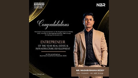 Mr. Nagabushana Reddy Named ‘Entrepreneur of the Year’ at the 2026 South India Business Excellence Awards