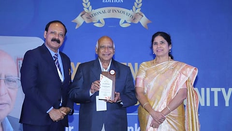 Dr. Venkateshwarlu Sonti Honoured with Excellence in Farmer Community Service Award at MSME Innovation Summit and Awards 2026