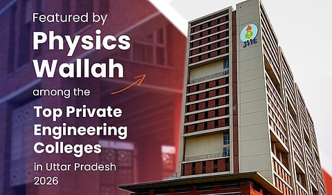 JIIT Recognized Among Uttar Pradesh’s Top Private Engineering Colleges in PW’s 2026 Assessment