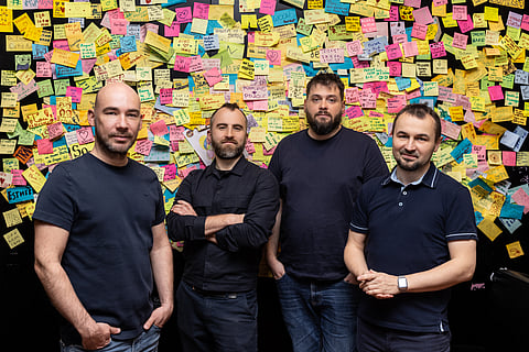 Left to Right - Jozef Šimko, Ilya Novodvorskiy, Radoslav Rajčan, and Erik Nota