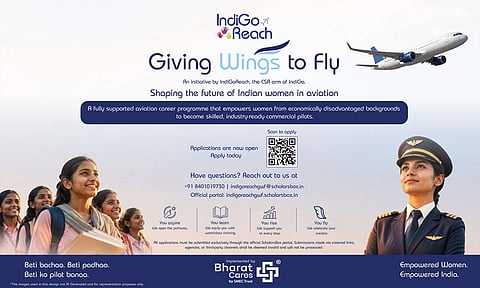 Supported by IndiGoReach, the CSR arm of IndiGo, and implemented by BharatCares (CSRBOX), the initiative seeks to expand access to aviation career opportunities for aspiring young women across India.