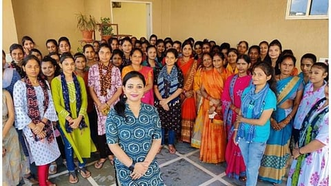 A workforce of women professionals in Gwalior manages cataloguing, quality control, and logistics for 100,000+ handmade products from 500+ craft clusters across India