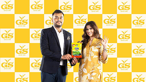 (L-R) Aryan Shah, Director Saraswati Industries and Sai Tamhankar, Brand Ambassador Saraswati Industries
