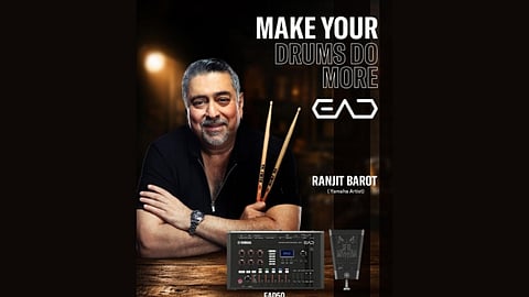 Yamaha Music India Launches EAD50 With Acclaimed Drummer Ranjit Barot As Yamaha Artist