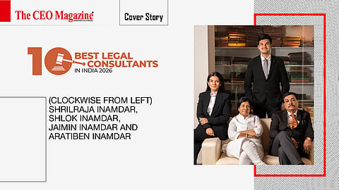 (Clockwise from left) Shrilraja Inamdar, Shlok Inamdar, Jaimin Inamdar and Aratiben Inamdar