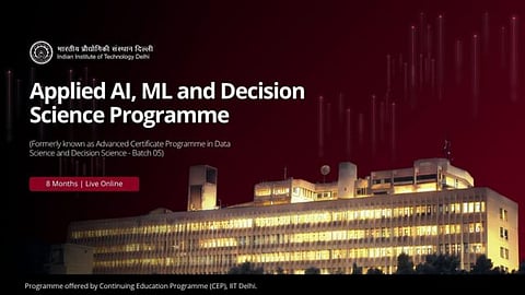CEP IIT Delhi Launches Applied AI, Machine Learning and Decision Science Programme to Help Professionals Move Beyond Models to Business Impact