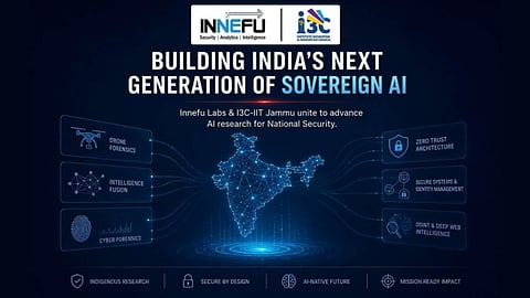 Innefu Labs Pushes the Frontier of Sovereign AI for National Security with I3C-IIT Jammu Research Alliance