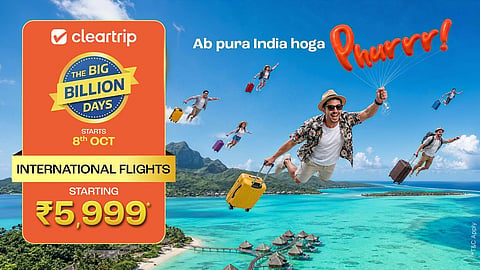 Cleartrip Brings India's Biggest Travel Festival: The Big Billion Days 2026 with Deals Across Flights, Hotels, Trains, Buses and Holiday Packages