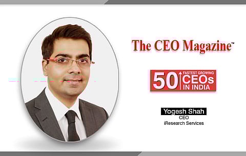 In talk with Yogesh Shah, the persona bringing cross-sectoral, global perspective to iResearch Services leadership