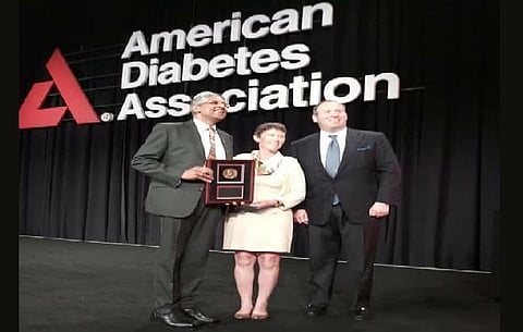 Dr.V.Mohan,the First Indian To Win Harold Rifkin Award for Distinguished International Service in the Cause of Diabetes