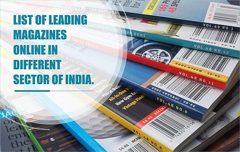Leading magazines read online in different sectors of India