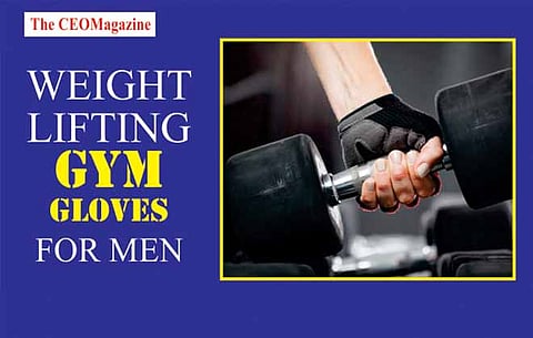 Weight lifting gym gloves for men