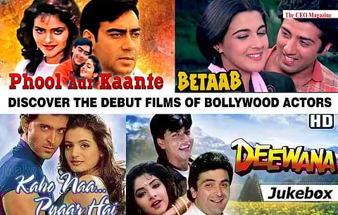 DISCOVER THE DEBUT FILMS OF BOLLYWOOD ACTORS