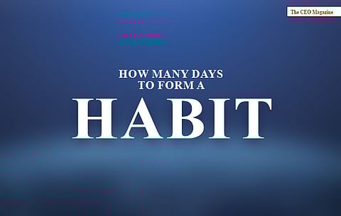 How many days to form a habit?