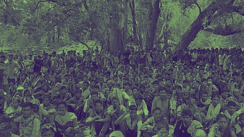 Land, democratic protests and 'unlawful' activities: Recovering democratic protest in Chhattisgarh