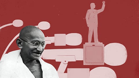 Why did Gandhi say media monopoly leads to dictatorship?