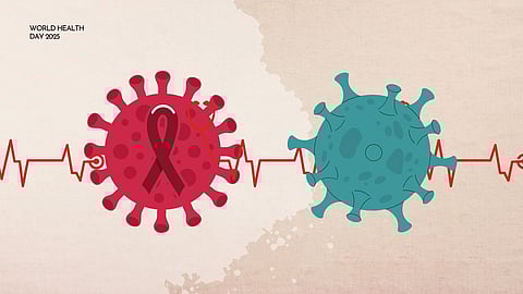 An international crisis in health: Reflecting on responses to the HIV and COVID pandemics