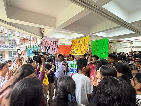 At NUJS Kolkata, student exasperation with Vice Chancellor accused of sexual harassment reaches a crescendo