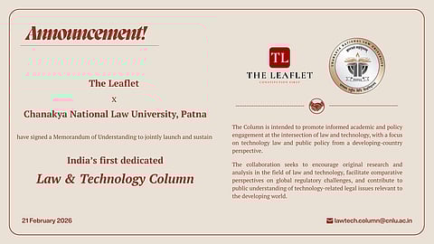 A Note on the Law & Technology Column