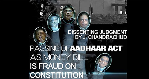 #AadhaarVerdict: Comprehensive chart on challenged provisions of Aadhaar Act & the three opinions of the Supreme Court judges