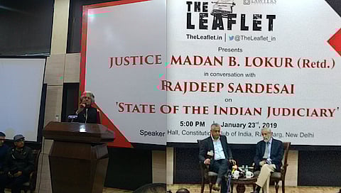 How Senior Advocate Indira Jaising introduced Justice Madan B Lokur (Retd.) at The Leaflet’s ‘State of the Indian Judiciary’ event