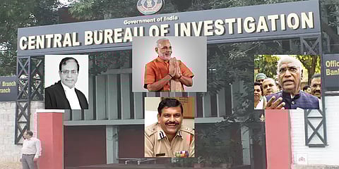 MODI, KHARGE, NAGESHWAR RAO, SIKRI