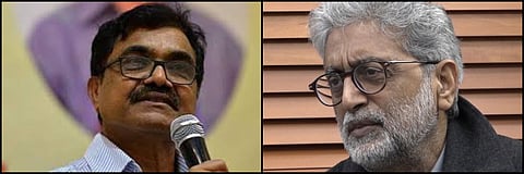 Public hunger strike to protest the false anti-national charges registered against intellectuals