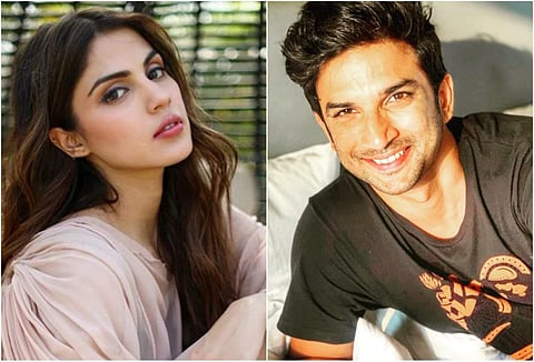 Rhea Chakraborty and Sushant Singh Rajput, Sources: Instagram