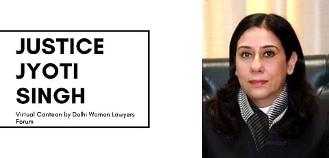 “This profession does not come to you on a platter”- Justice Jyoti Singh