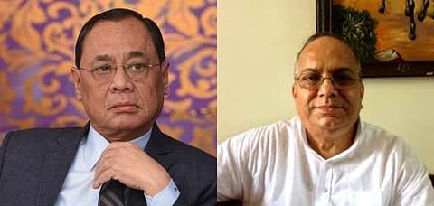 Former CJI Ranjan Gogoi and Justice AK Patnaik.