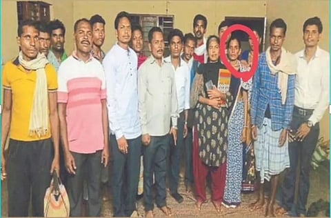 Hidme Markam, convenor of Jail Bandi Rihai Committee during its formation. Photo dates back to October, 2019.
Courtesy: Newsclick