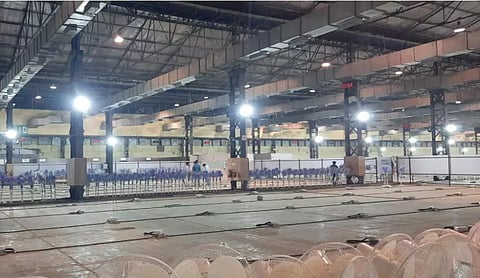 Nesco Jumbo Covid centre. Picture Credit: BMC