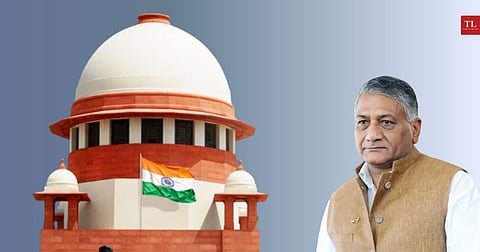 SC rejects PIL seeking action against MoS Gen VK Singh for remarks on India-China dispute