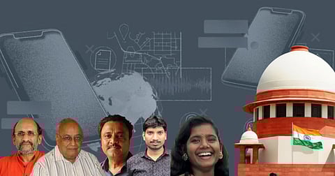 Journalists snooped on by using Pegasus petition SC