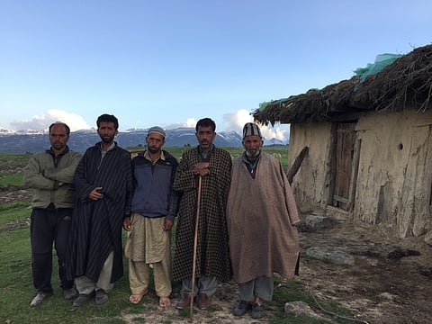 Some members of the Chopans community./Raja Muzaffar Bhat