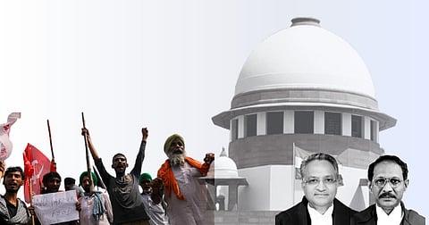 SC to decide whether farmers challenging new farm laws in court can still protest