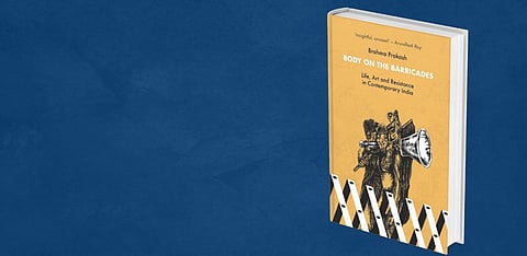 Brahma Prakash’s ‘Body on the Barricades’ is a moving imagery of the gasping republic