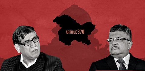 Dramatic start to both sessions of Day 15 as lead petitioner Mohd. Akbar Lone asked to prove his allegiance to India