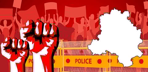 Scenes from the Ghazipur border: Capital, margins and the bridge of protests