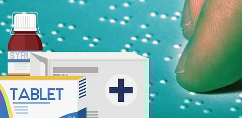 Lack of Braille-embossed packaging on medicines hampers accessibility among India’s visually impaired population