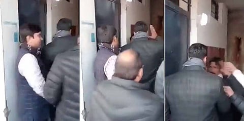 सफाईकर्मी से मारपीट का वीडियो वायरल