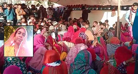 दलित महिला लीला बावरी की सरकारी वाहन से दबकर मौत