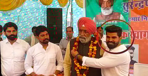 बीजेपी नेता के साथ आरोपी