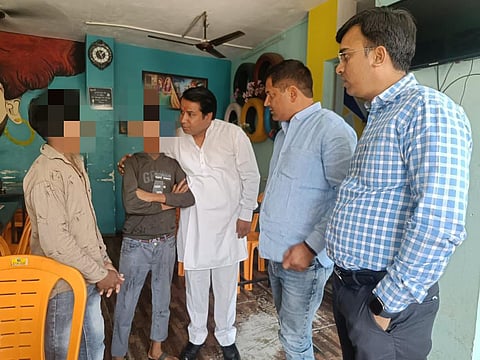 उदयपुर विजिट के दौरान बाल आयोग के सदस्य।