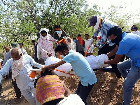 जोधपुर में पारसराम मेघवाल का अंतिम संस्कार